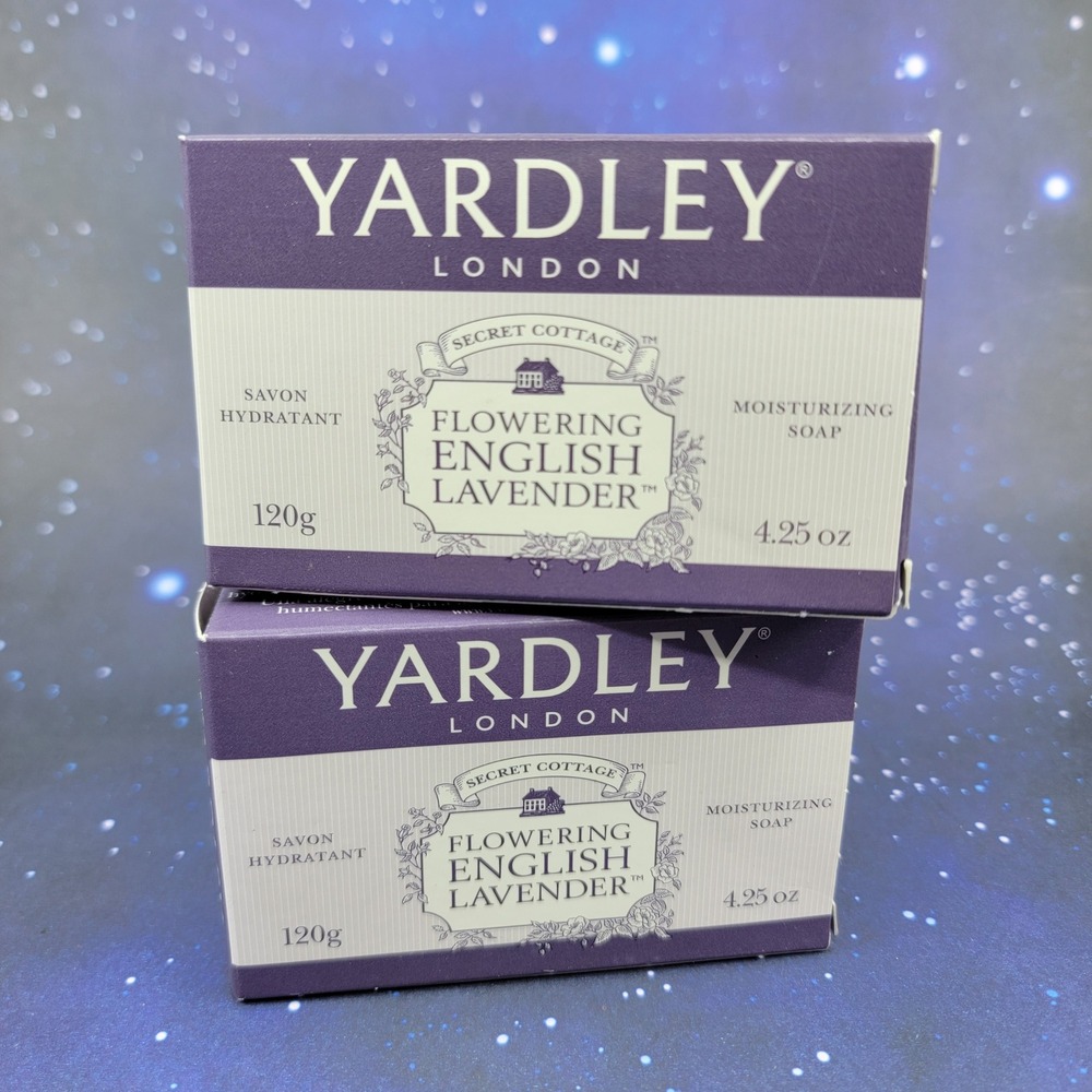 Yardley London Flowering English Lavender Moisturizing Soap - 2 Bars, 4.25 oz